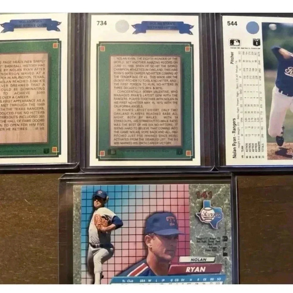 Nolan Ryan sports cards- upper deck and fleer ultra set of 4- 1990-1992 - Picture 2 of 3
